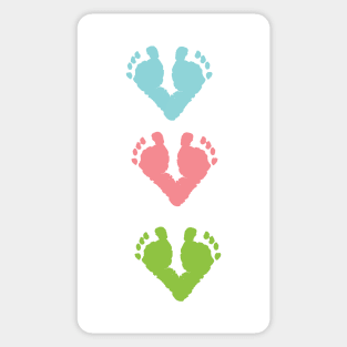 Baby footprints Sticker